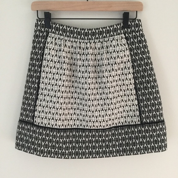 J Crew Textured Colorblock Mini Skirt - Picture 2 of 8